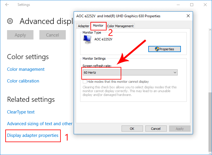 3 Ways to Check Monitor Refresh Rate (Hertz) in Windows 10/8/7