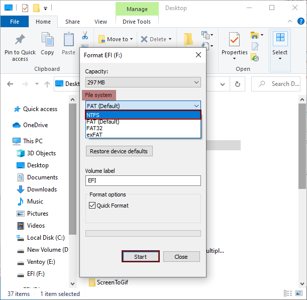 Format File System