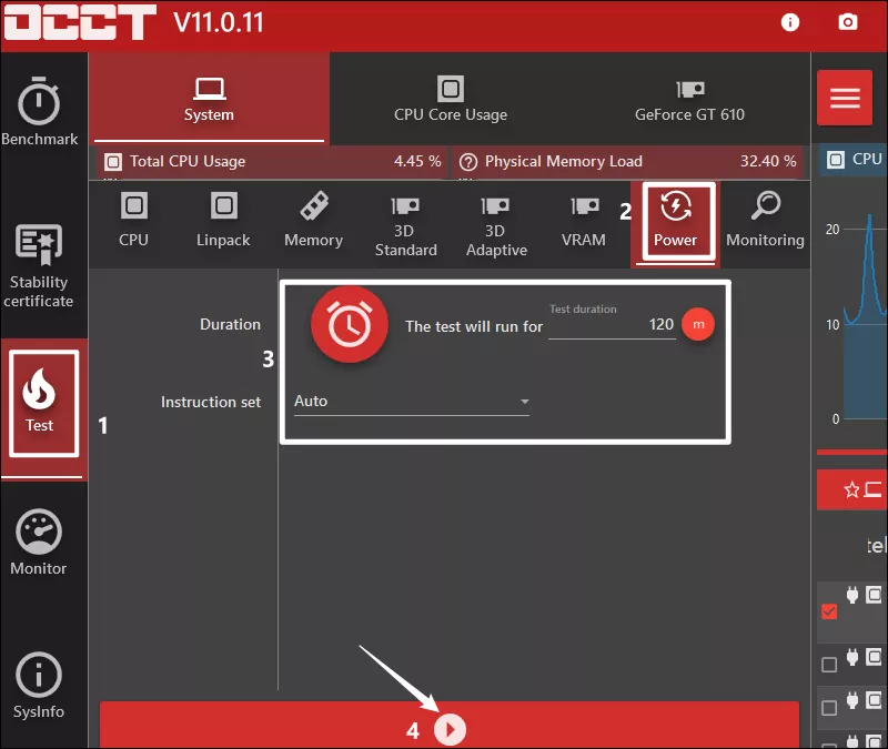 OCCT  Stress Test CPUGPU pour tester la stabilit de son PC - malekalcom