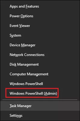 open powershell