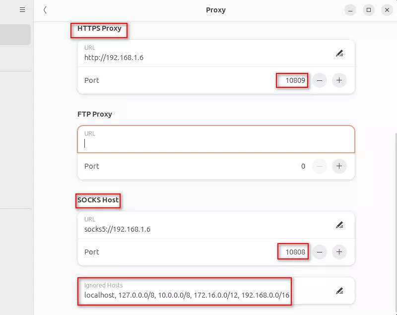 proxy configuration 2