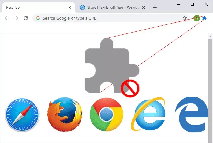 disable browser extensions