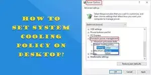 Test Result - Differences Between Active and Passive Cooling Policy on Desktop