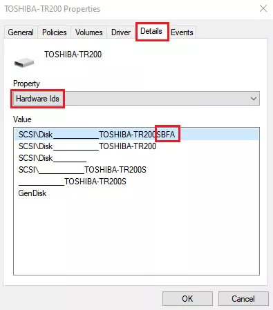 figure out ssd firmware version