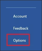 click options