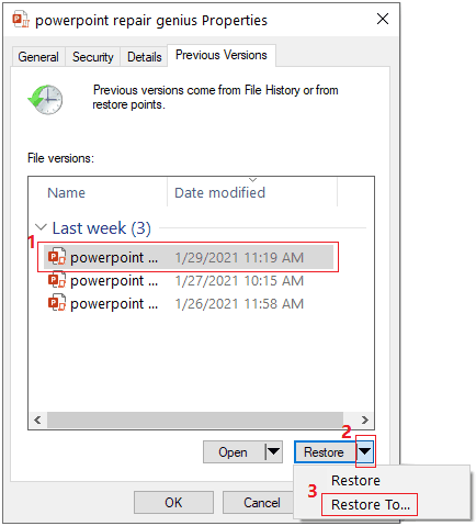 recovering overwritten data