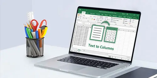 how to split text into multiple columns in excel worksheet