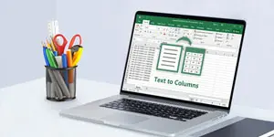 How to split text into multiple columns in Excel worksheet?