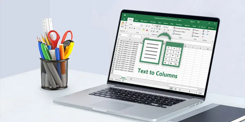 how to split text into multiple columns in excel worksheet
