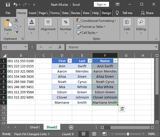 Combine two columns