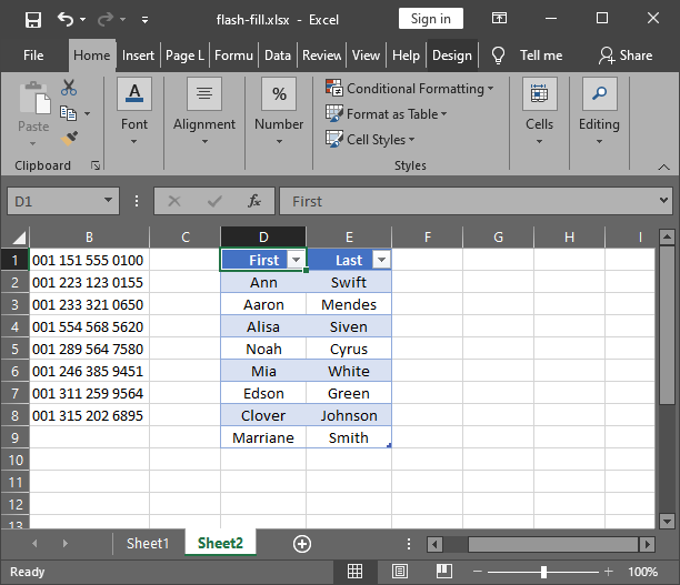 excel keyboard shortcuts style last cell