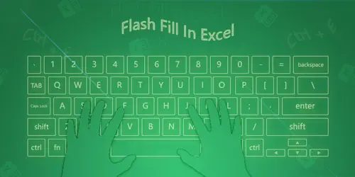 Utilize Flash Fill with Keyboard Shortcut - 