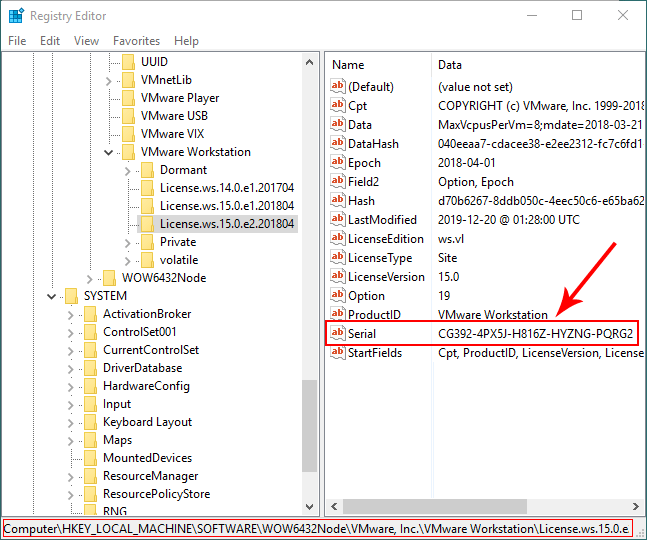 download license key for vmware workstation 8