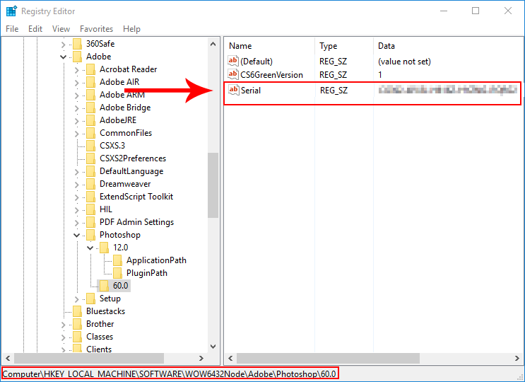 adobe cs5 serial number not showing in adobe id