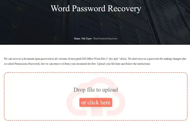 recover word document protected password online