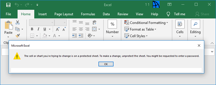 how to make excel file password protected and read only