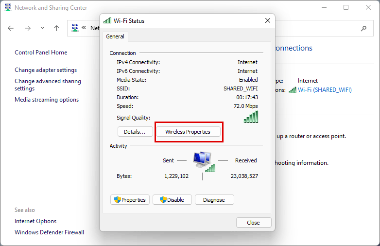 wireless properties