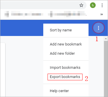 select export files