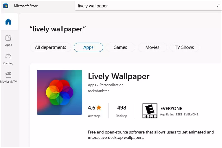 search lively wallpaper