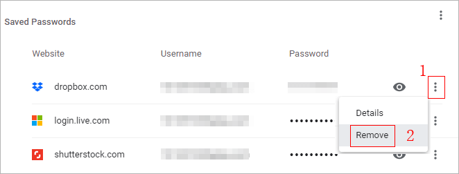 delete password from chrome lastpass
