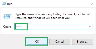 open the run dialog