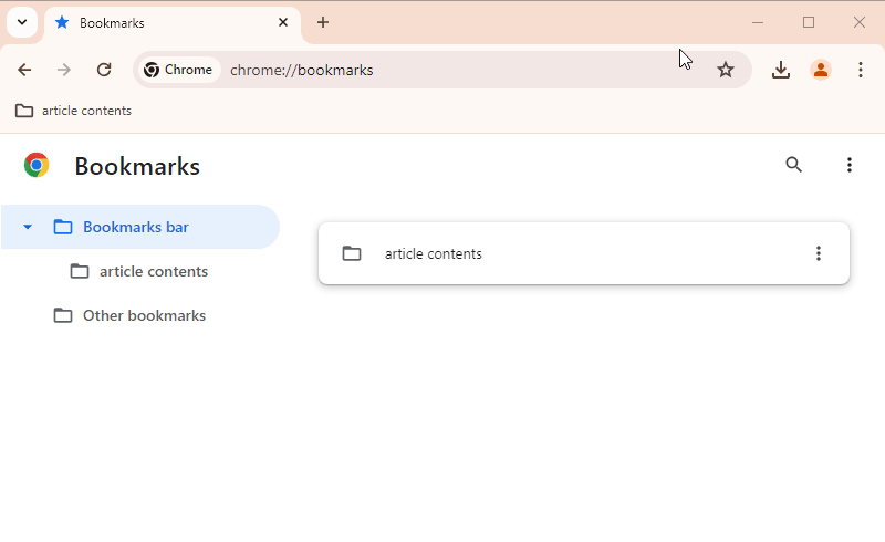 export bookmarks on a new user profile