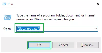 open run dialog box 