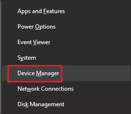 open device manager