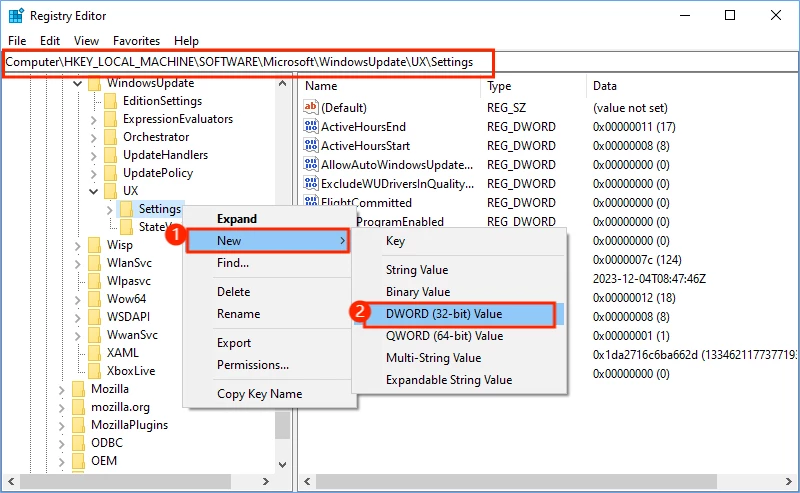 create flightsettingsmaxpausedays