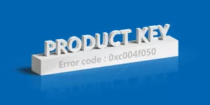 Error Fix: The Product Key You Entered Didn't Work 0xc004f050