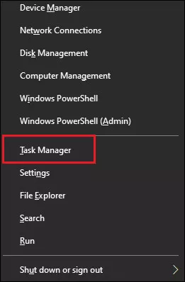 open task manager