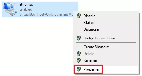 click properties