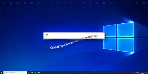 fixed cannot type in windows 10 11 search bar