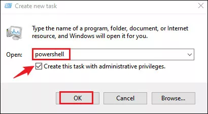 open powershell