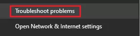 troubleshoot problems