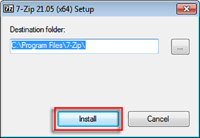 install 7-zip