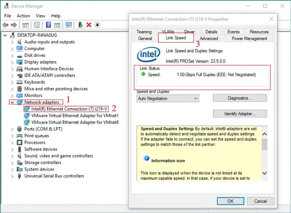 how-to-check-network-card-speed-lan-speed