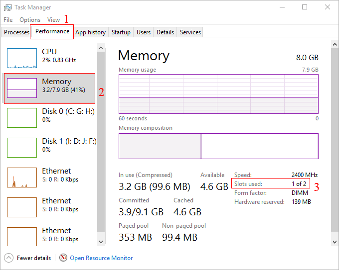 How to Check RAM Slots Number in Laptop - Windows 10/8/7