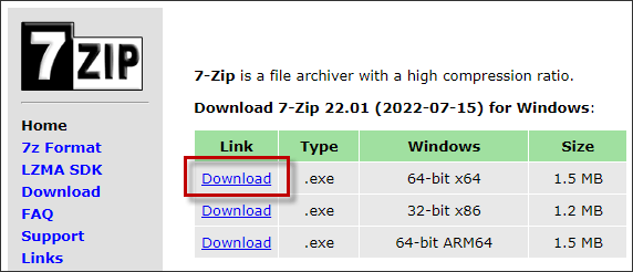 download 7zip