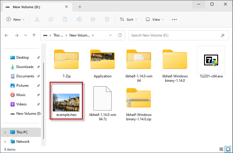 example heic