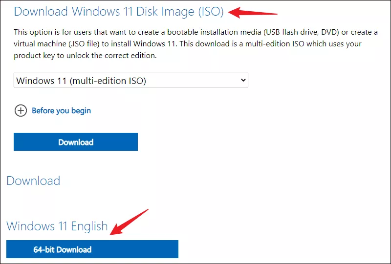 download windows iso file