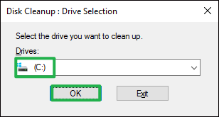 select a system drive