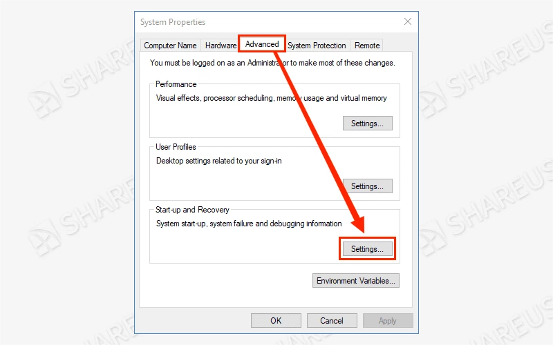 select troubleshoot from choose an option