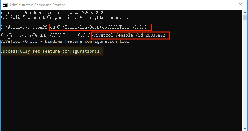 enable windows 10x oobe via vivetool