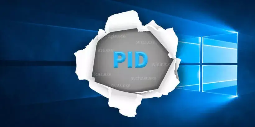 how to find out pid process in windows
