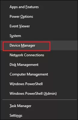 open device manager