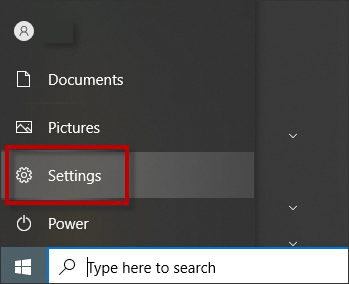 open settings