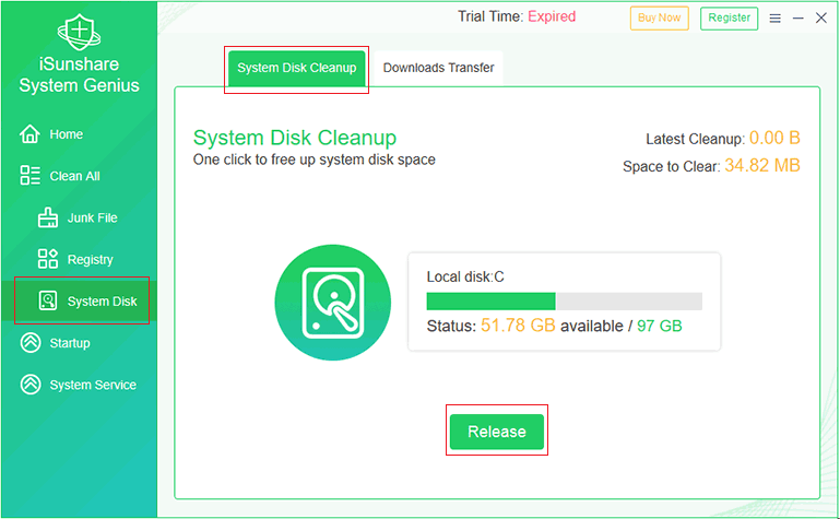 system disk