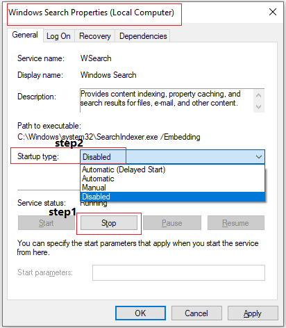 diable search indexing