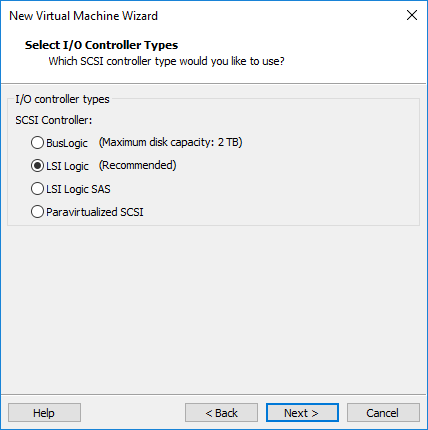 select i/o controller types